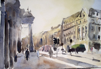 Early Morning Newcastle 9 x 14